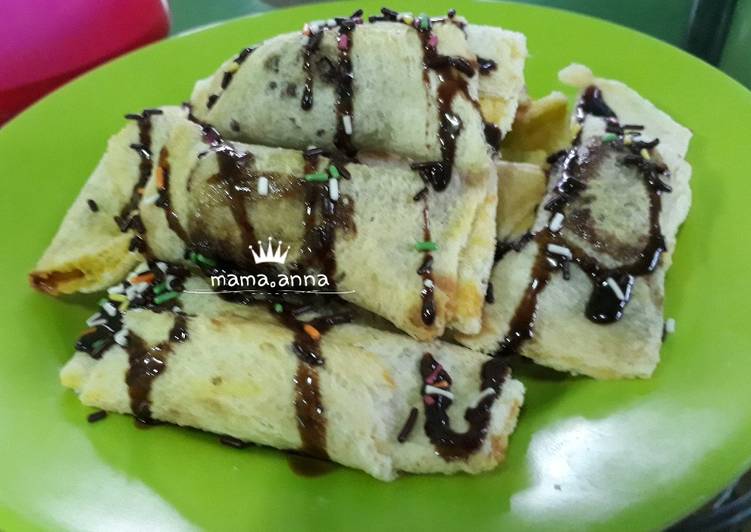 Pisang Balut Roti Tawar