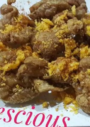Foto resep Kulit ayam rasa keju renyah