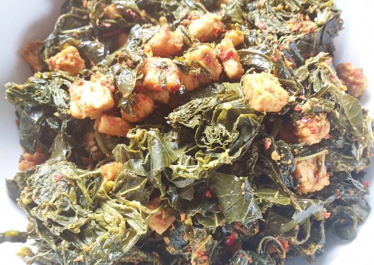 TBC (Tumis Bongkrek daun Cingkong) Pedas Asem