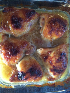 A picture of Honey baked chicken.