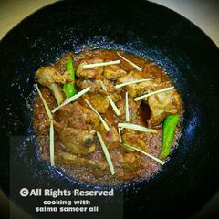 A picture of Chicken karhai in my style.