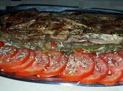 Una foto de lasagna de berenjena sin horno