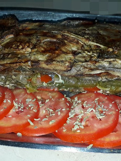 Una foto de Lasagna berenjena 🍆🍆