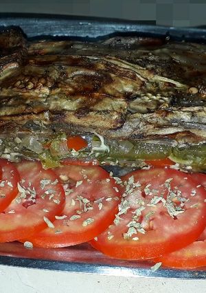 Una foto de Lasagna berenjena 🍆🍆