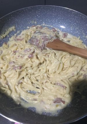 Foto resep Fettucini Carbonara