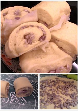 芋頭饅頭 的食譜成品照片