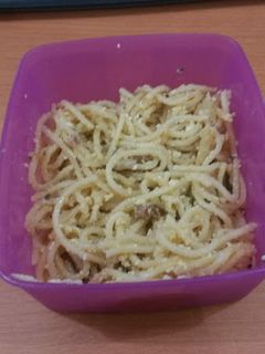 Foto resep Spagheti saus Carbonara