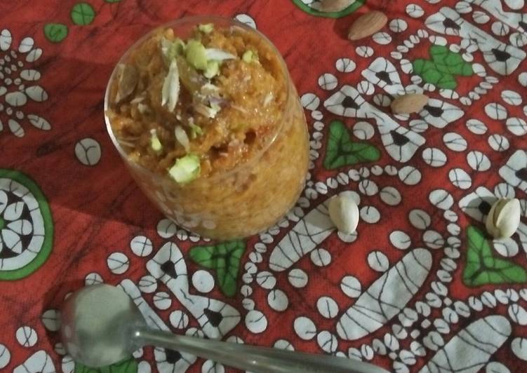 Recipe of Super Quick Homemade Gajar ka halwa