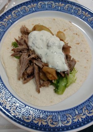 Una foto de Cocina de aprovechamiento, Kebab de cordero con salsa agria