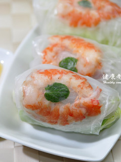 越式生菜春捲 的食譜成品照片