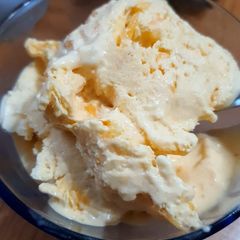 A picture of Orange Tang Ice cream.