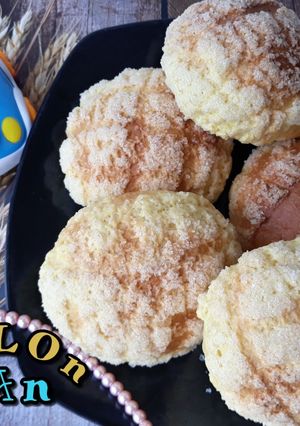 Foto resep Melon pan (roti dorami)