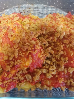 Una foto de Bacalao con pan de broa (centeno)