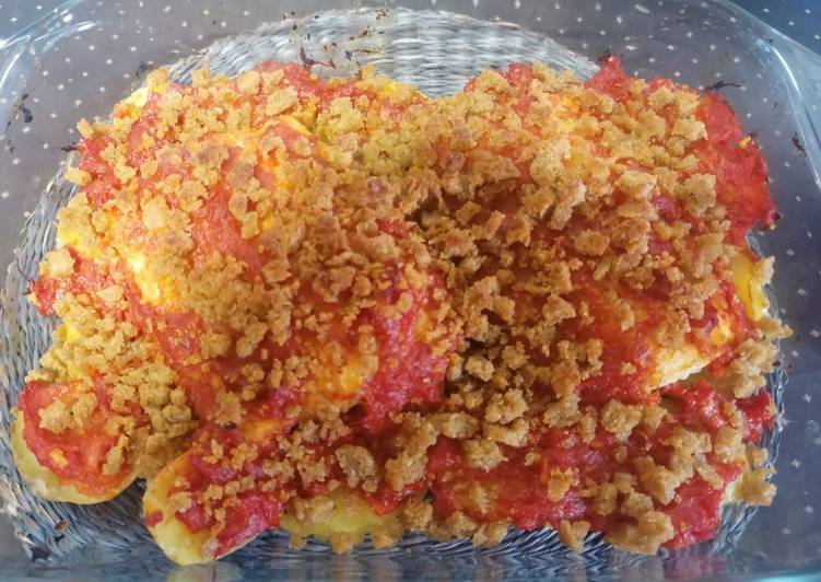Bacalao con pan de broa (centeno)
