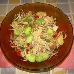 A picture of Tumis Tauge Petai.