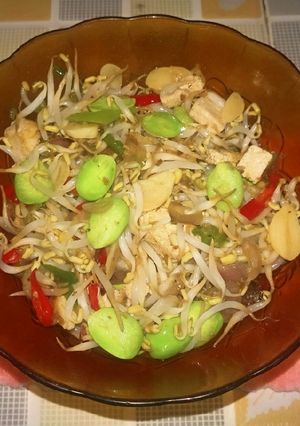 Foto resep Tumis Tauge Petai
