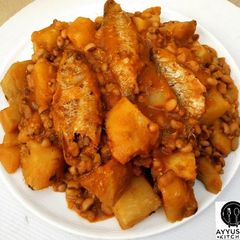A picture of Yam and beans porridge /faten doya da wake.