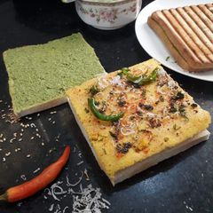 Dhokla sandwich A picture of Dhokla sandwich.