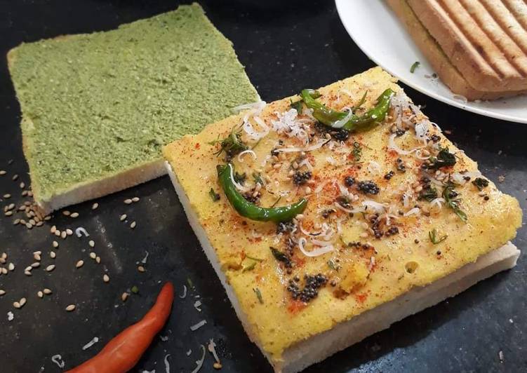 Dhokla sandwich