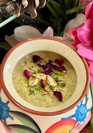 A picture of Pearl Millet (Bajra) Phirni.