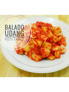 Foto resep Balado Udang Kentang