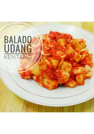 Foto resep Balado Udang Kentang