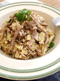 有心食譜:肉絲炒飯 的食譜成品照片
