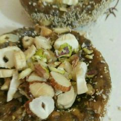 A picture of Khajur dry fruit katori.