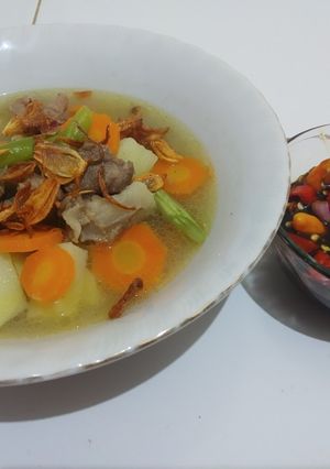 Foto resep Sop Kambing Sambel Kecap