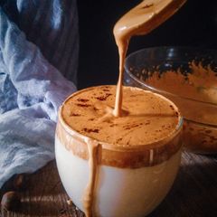 A picture of Dalgona Coffee.