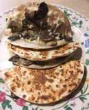 Quesadillas de hongos y queso