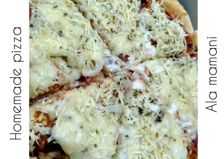 Cara Mudah Membuat Homemade pizza ala mamani Anti Gagal