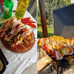 Una foto de Brochetas de Cachetitos de Abadejo