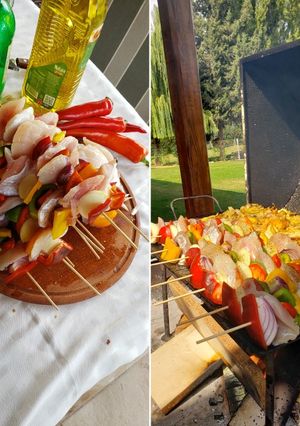 Una foto de Brochetas de Cachetitos de Abadejo