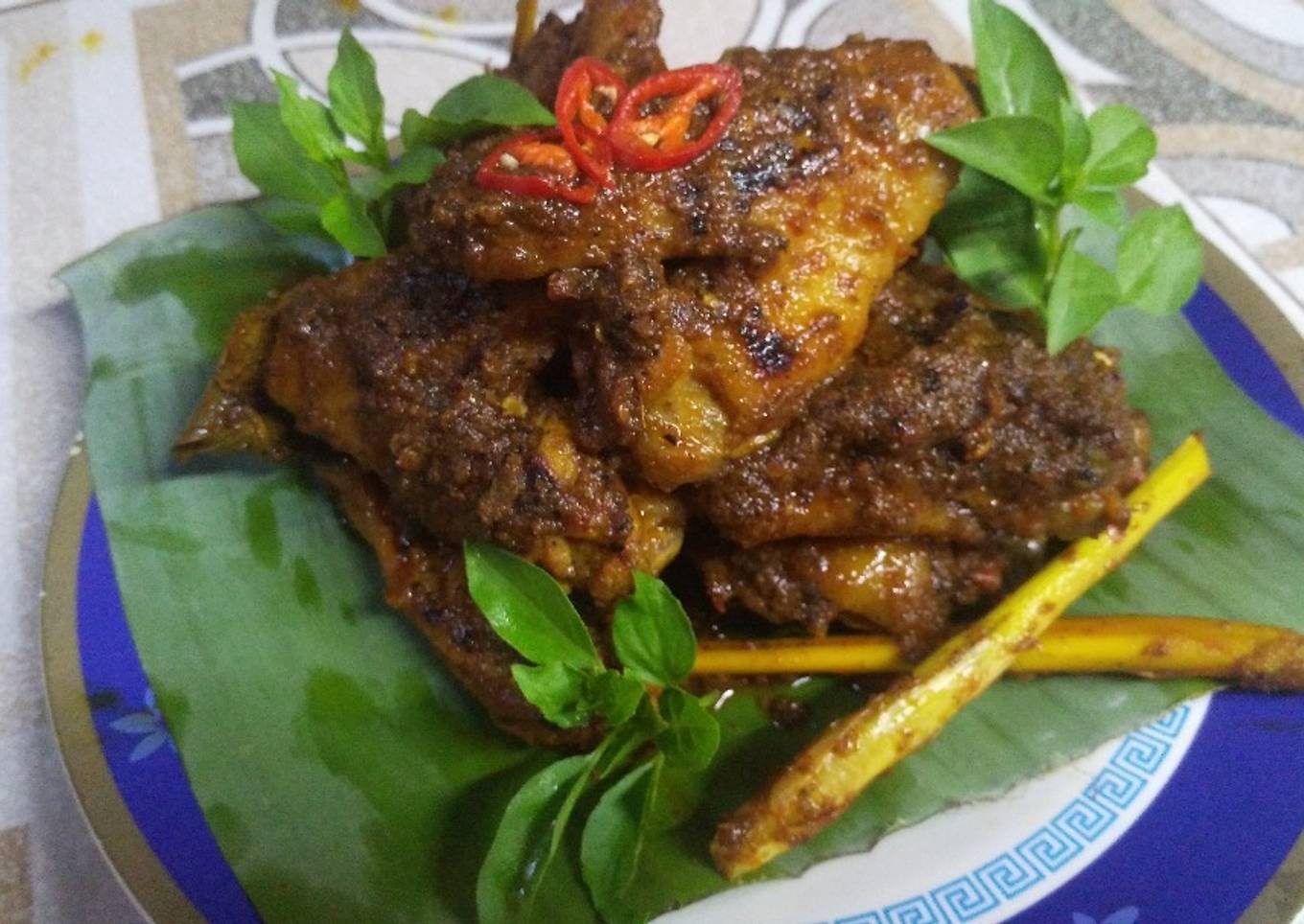 Ayam panggang bumbu rujak