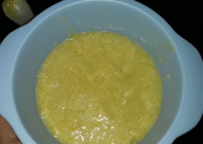 MPASI Abdullah 6M bubur kentang ayam