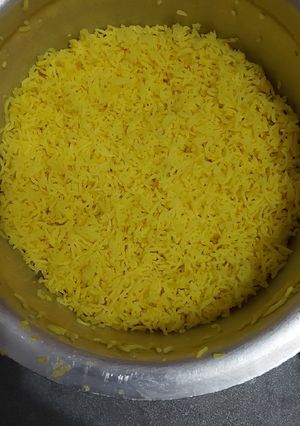 A picture of Lemon rice.