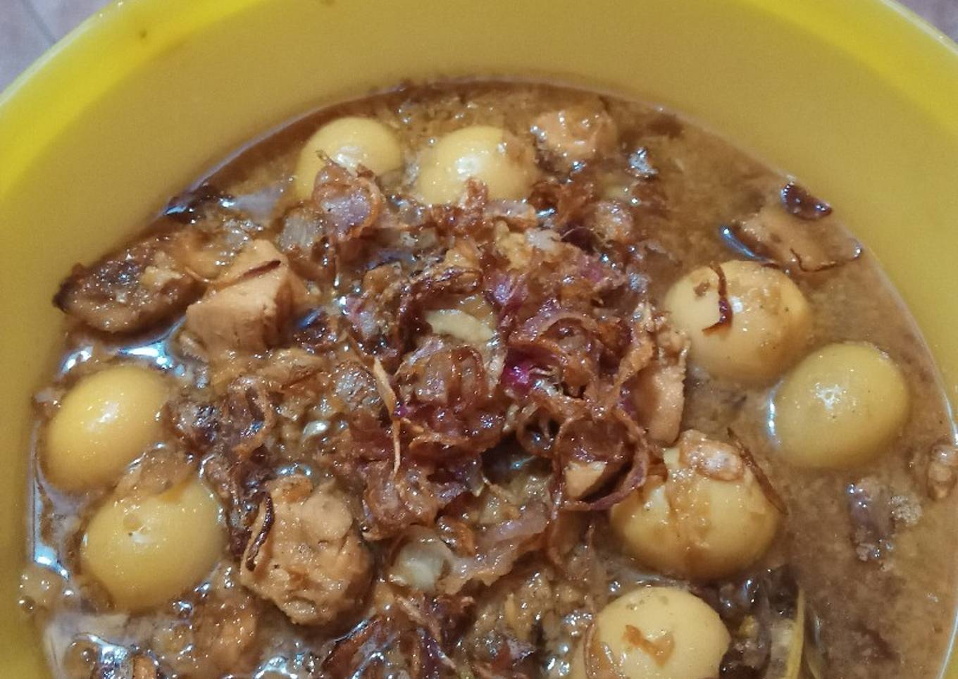 3# Semur ayam & telur puyuh