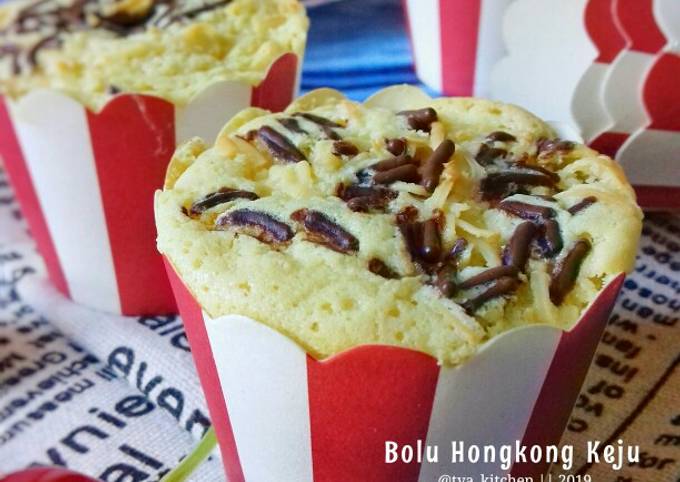 Resep Bolu Hongkong Keju oleh Tya's Kitchen - Cookpad