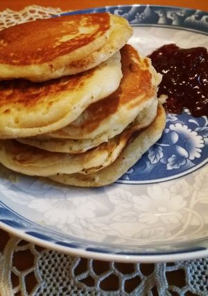 Φωτογραφία της συνταγής Ονειρεμένα pancakes 🌹🌹