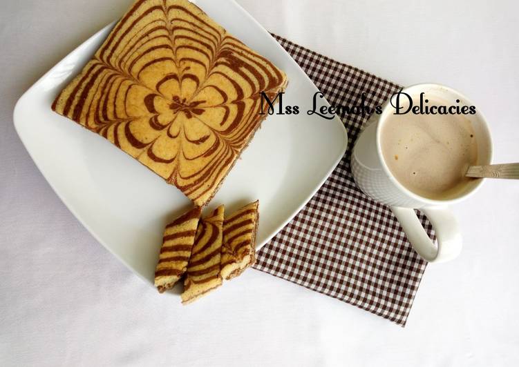 Recipe of Ultimate Zebra Sponge Cake