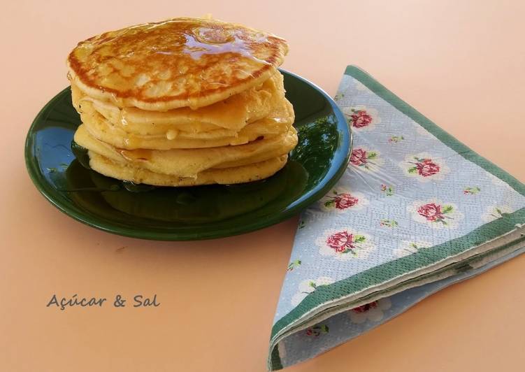 Panquecas Americanas de Baunilha