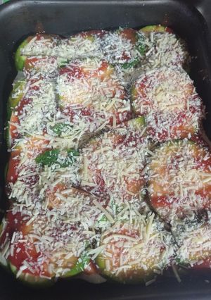 Una foto de Zapallitos a la napolitana