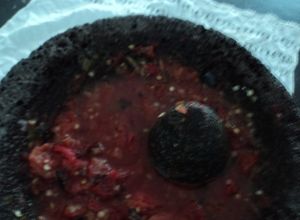Una foto de Salsa ranchera asada de jitomate y serrano las correa