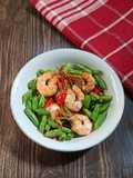 Tumis buncis udang