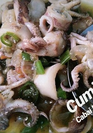 Foto resep Cumi cabai hijau