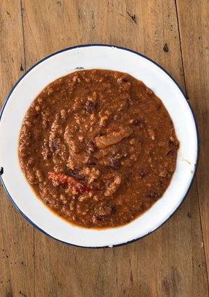 Une photo de Chili con carne