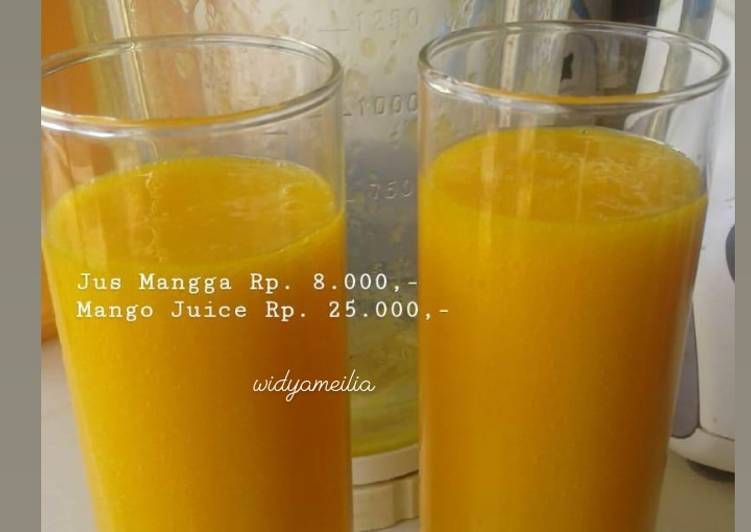 Resep Jus mangga / mango juice, Menggugah Selera