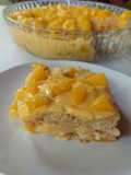 Postre fácil de vainilla y duraznos