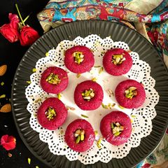 A picture of Red Dragon Fruit Peda.